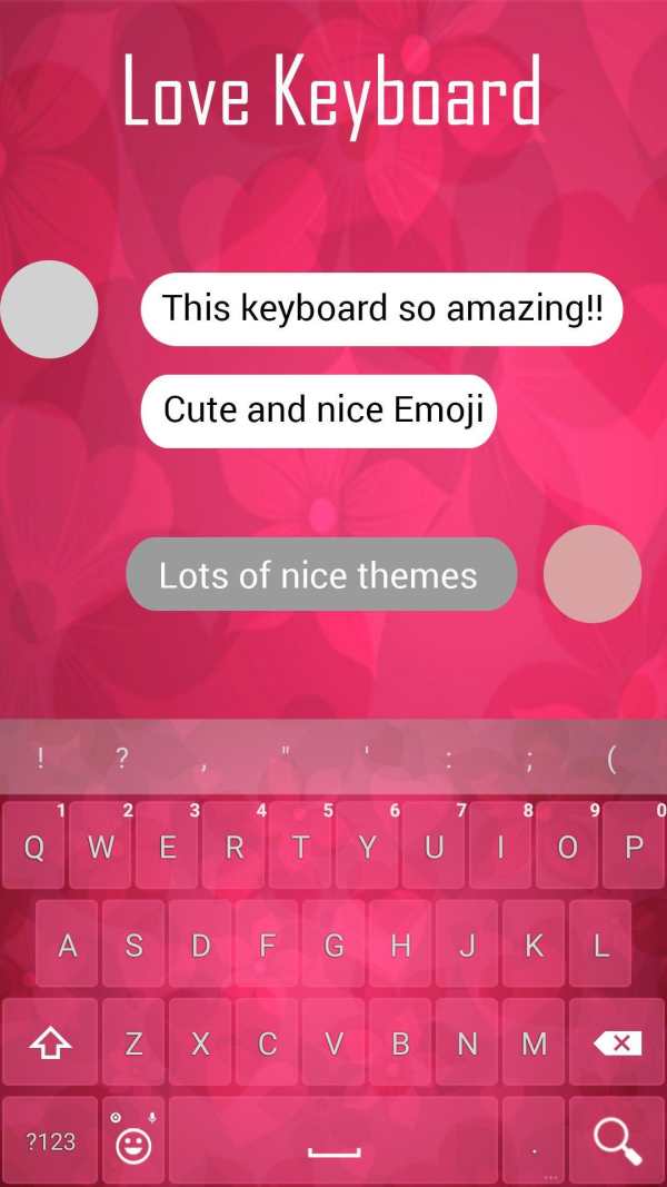 Love Emoji Keyboard screenshot 1