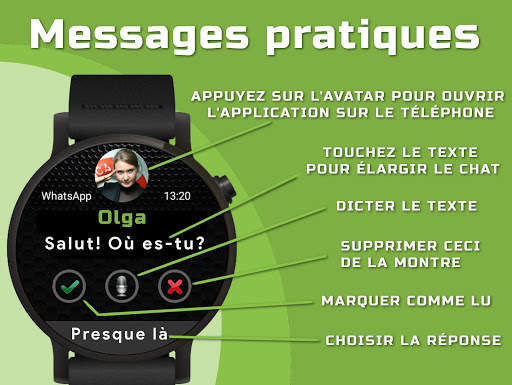 Informer: messages pour WearOS screenshot 2