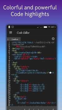 Code editor screenshot 2