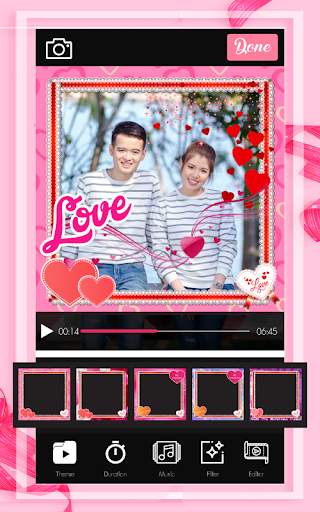 Valentine Day Video Maker  Valentine Slideshow screenshot 1