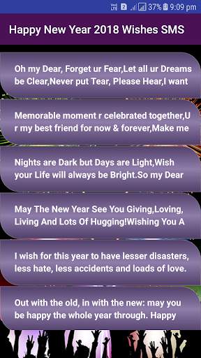 Happy New Year  Wishes Messages 2019 screenshot 2