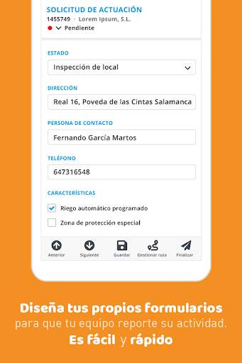 Work&Track Mobile | Gestión de screenshot 2