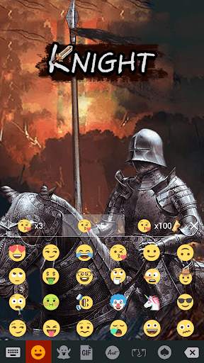 Empire Knight Wallpaper - Emoji Keyboard screenshot 2