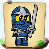 How to Draw Lego Ninjago logo
