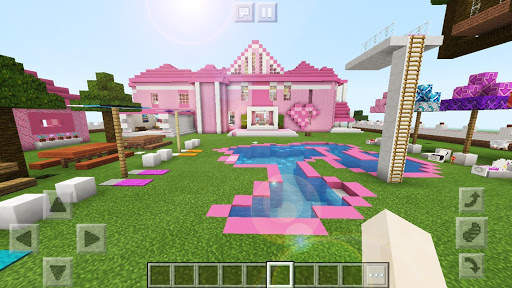Pink House for girls in Minecraft PE screenshot 5