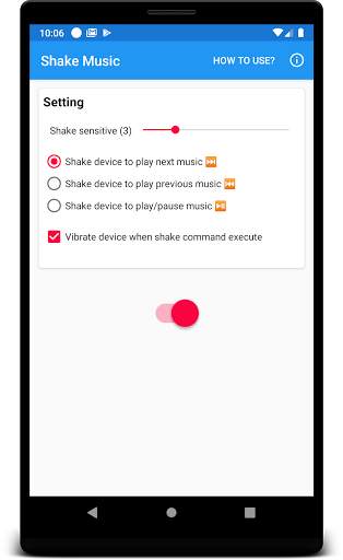 Shake Music - Control Music Player By Shake Device screenshot 3