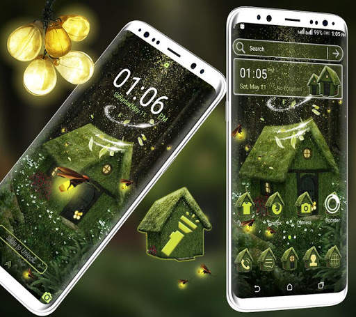 Green Forest  House Launcher Theme screenshot 2