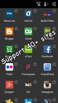 Social Sites Browser screenshot 1