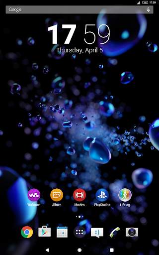 Black Theme XZ2 (live wallpaper) screenshot 12
