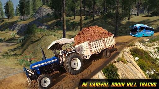 Tractor Trolley Drive Farming Simulator Game 2021 screenshot 4