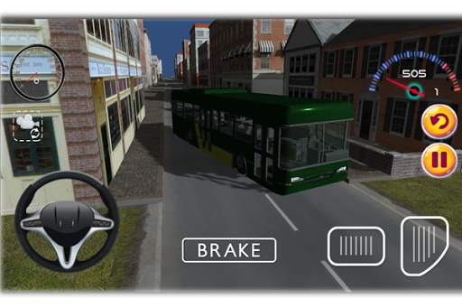 Bus Driving permainan 3D screenshot 1