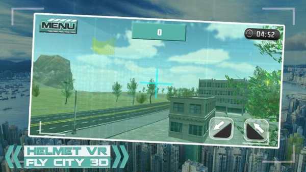 Helmet VR Fly City 3D screenshot 4