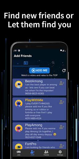 AmongFriends - Friends for Among Us Chat screenshot 2