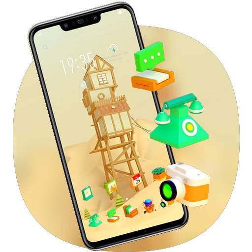 Yellow house theme for galaxy  2.0.1