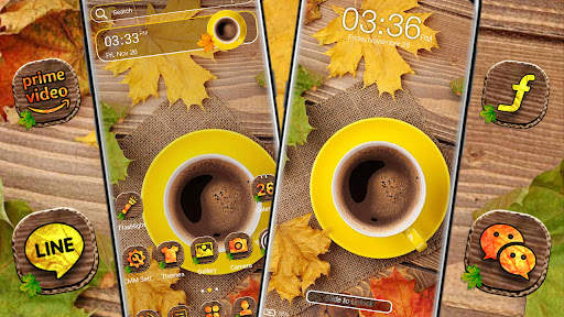 Autumn Coffee Theme Launcher screenshot 5