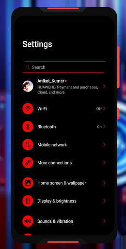 R0G_v4 EMUI 9/10/11 Theme 6 تصوير الشاشة