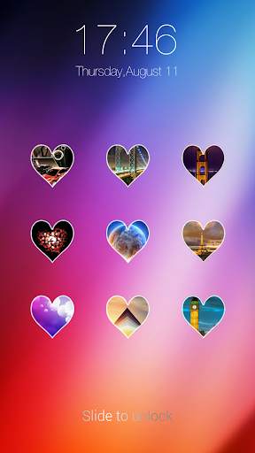 Love Pattern Lock Screen screenshot 6