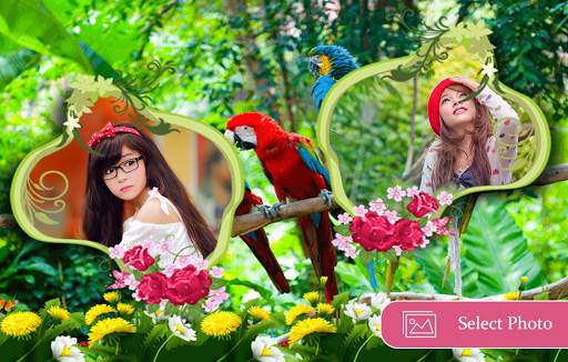 Jungle Dual Photo Frame screenshot 2