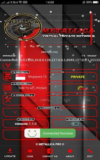 METALLICA VPN APPS screenshot 3
