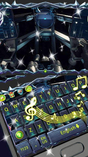 Space Ship Keyboard screenshot 1