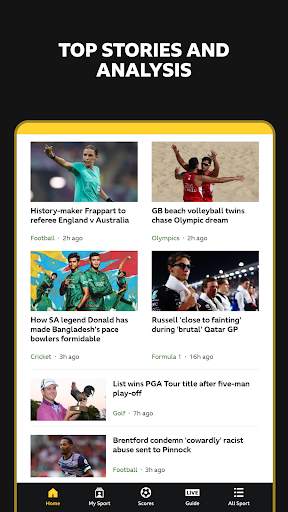 BBC Sport - News & Live Scores screenshot 8