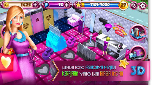 Permainan Butik Pakaian Perbelanjaan Petualangan screenshot 1