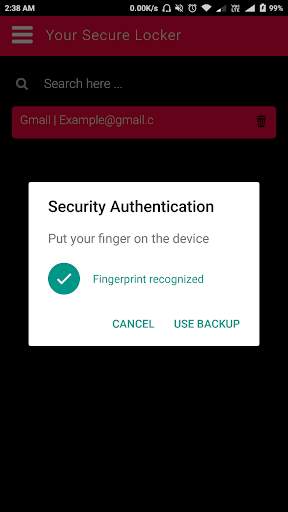 Password Locker App screenshot 4