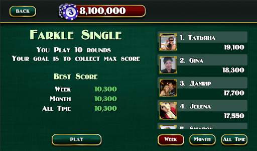 Farkle screenshot 2