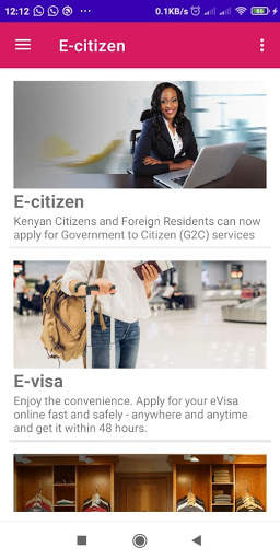eCitizen App 2 تصوير الشاشة