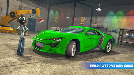 Stickman Car Garage Repair Shop screenshot 5