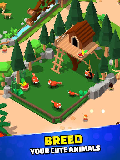 Idle Zoo Tycoon 3D - Animal Pa screenshot 3