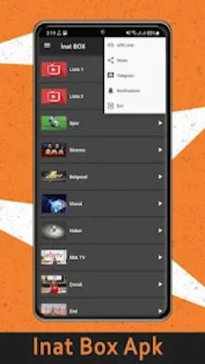 inat Box tv Apk indir Info screenshot 1
