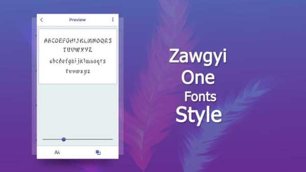 Zawgyi One Fonts Style screenshot 5