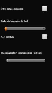 Flashlight notification screenshot 3