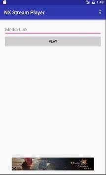 NX Stream Player screenshot 1