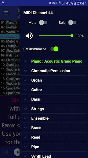 MIDI Clef Karaoke Player 3 تصوير الشاشة