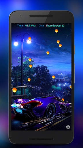 Car Live Lock Screen screenshot 1