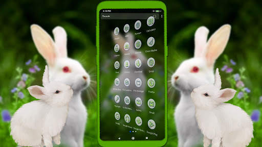 White Rabbit Launcher Theme screenshot 2