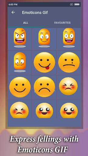 Animated Emoticons - GIF for Whatsapp screenshot 5