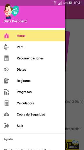 Dieta Post-parto screenshot 3
