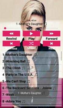 Miley Cyrus Songs Offline 50 Songs ♫ screenshot 2