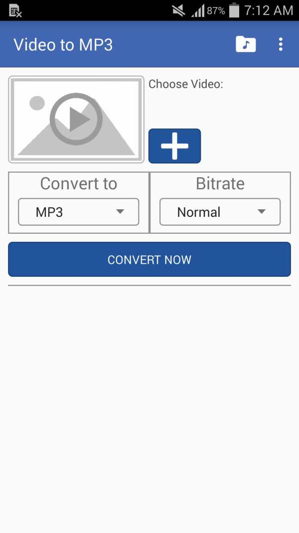 Video to MP3 - Video to Audio Converter screenshot 1