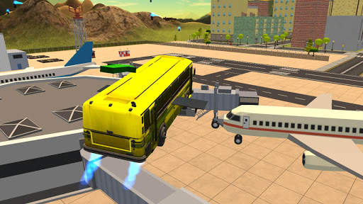 Flying City Bus Simulator 2016 screenshot 1