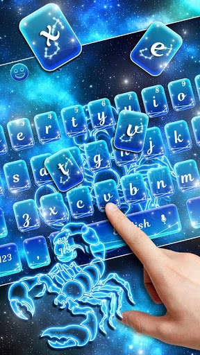 Galaxy Scorpion Keyboard Theme स्क्रीनशॉट 2