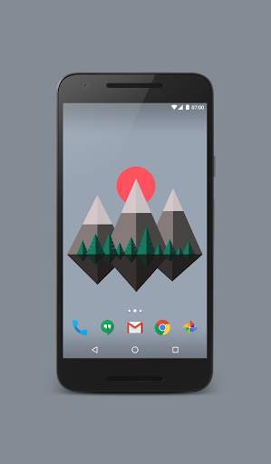 Material Islands™ - Semi-live wallpapers screenshot 2