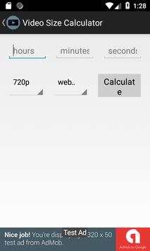 Youtube Video Size Calculator screenshot 6