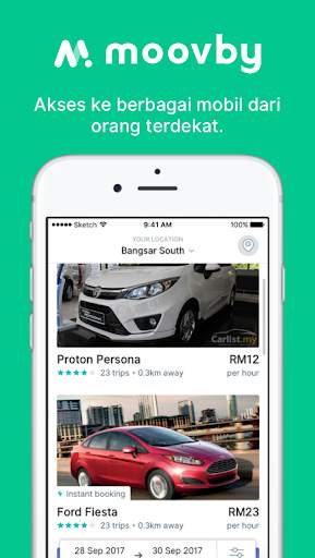 Moovby - Rental Mobil screenshot 1