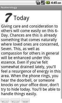 Daily Numerology Horoscope screenshot 2