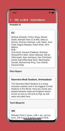 Predicted11 - Cricket Fantasy Team Tips screenshot 5