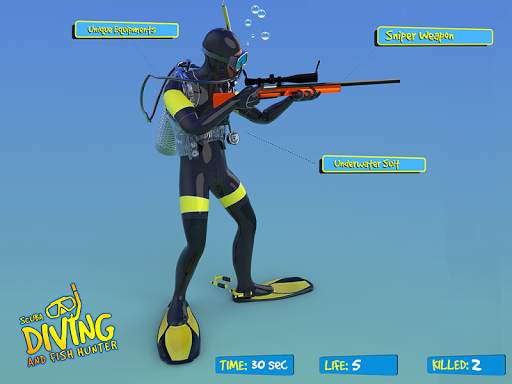Scuba Diver Sniper Fury: Blue Whale Shark Hunter screenshot 12